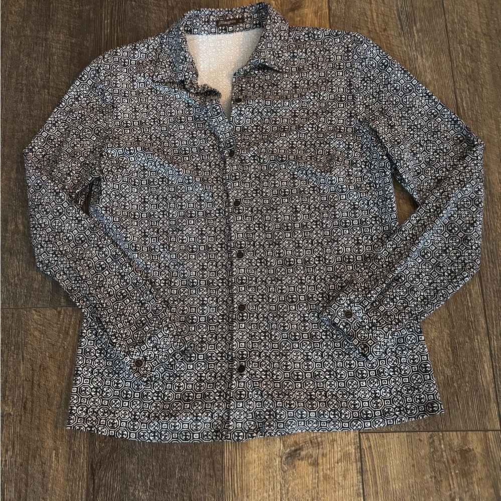 J. McLaughlin BettyLong Sleeve Button Down Shirtt